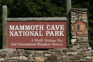 mammoth cave sign